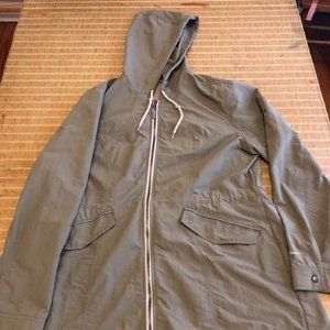 Eddie Bauer Rain Trench Coat Size Large